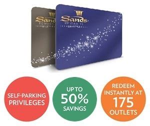 Sands Rewards LifeStyle Events & Promotions.